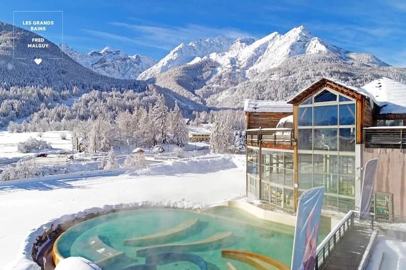 Les Grands Bains du Monêtier, France