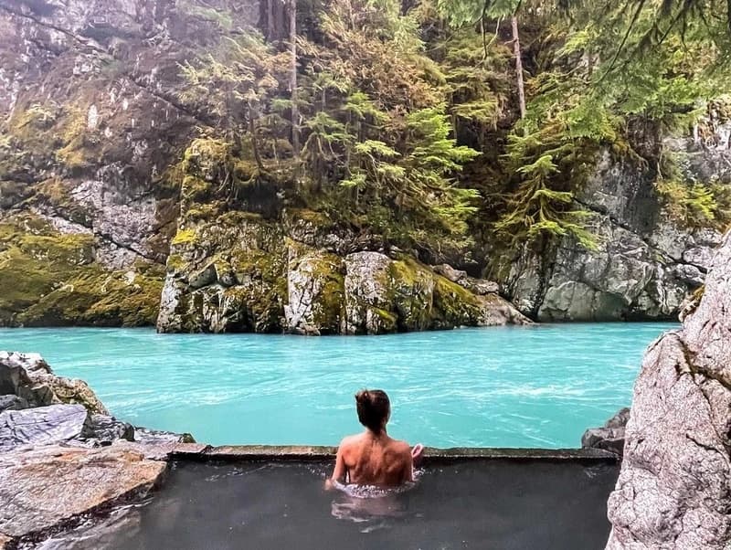 Pitt River Hot Springs, Canada