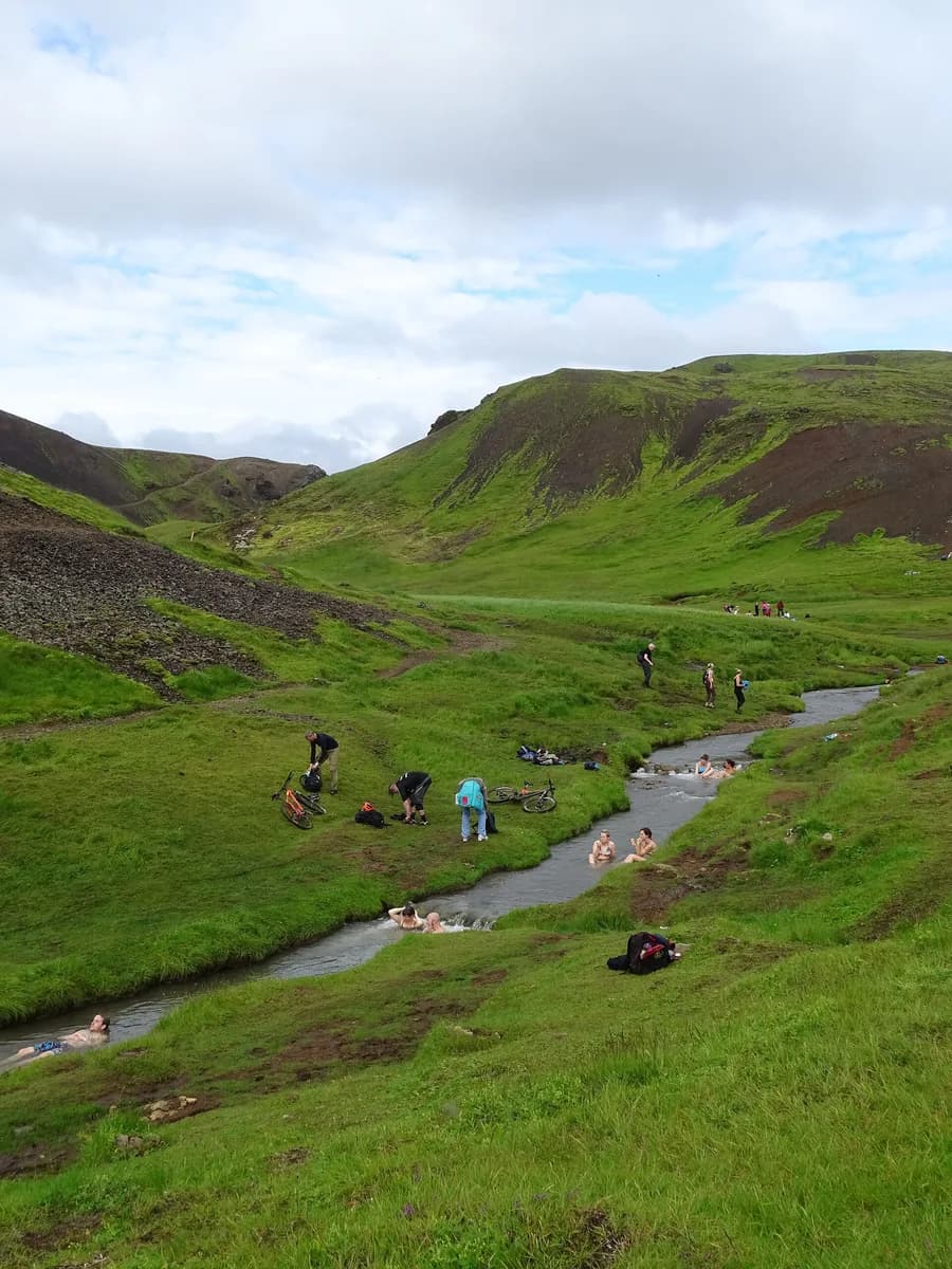 Reykjadalur Hot Spring Thermal River, Iceland