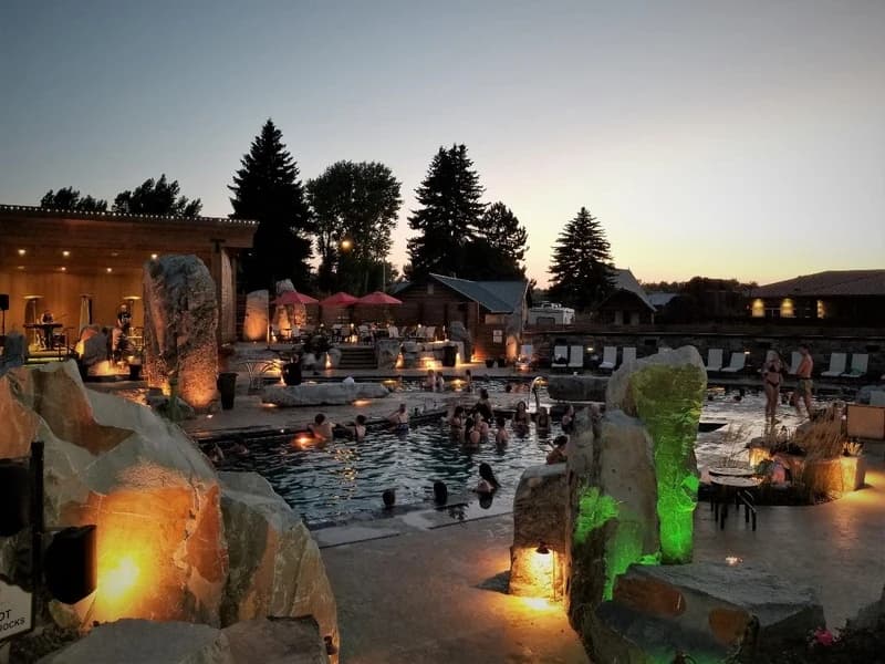 Bozeman Hot Springs Campground, USA