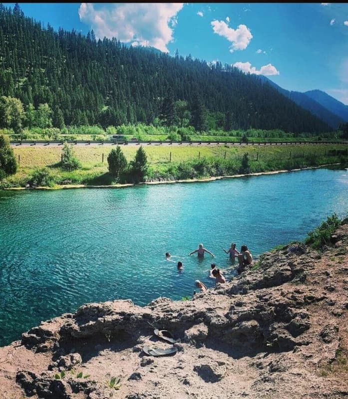 Nimrod Hot Springs, USA